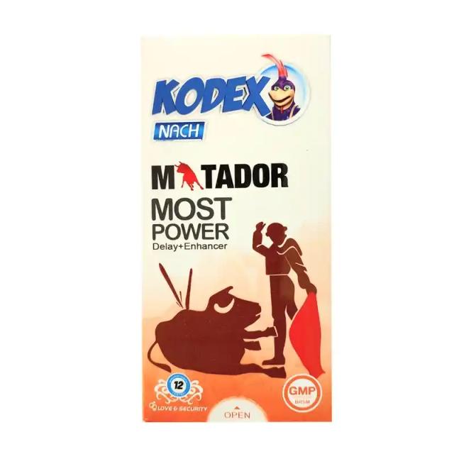 کاندوم کدکس Matador Most Power خاردار حلقوی ماتادور 12 عددی