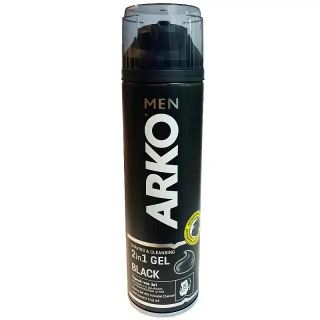 نوبت آنلاین - قیمت و خرید ژل اصلاح آرکو من BLACK حجم 200 میل