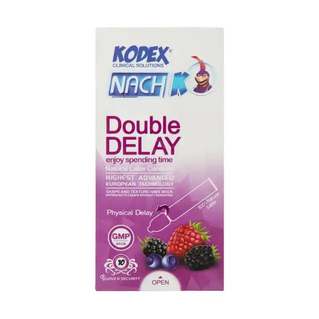 نوبت آنلاین - قیمت و خرید کاندوم کدکس Double Delay دابل دیلی 10عددی