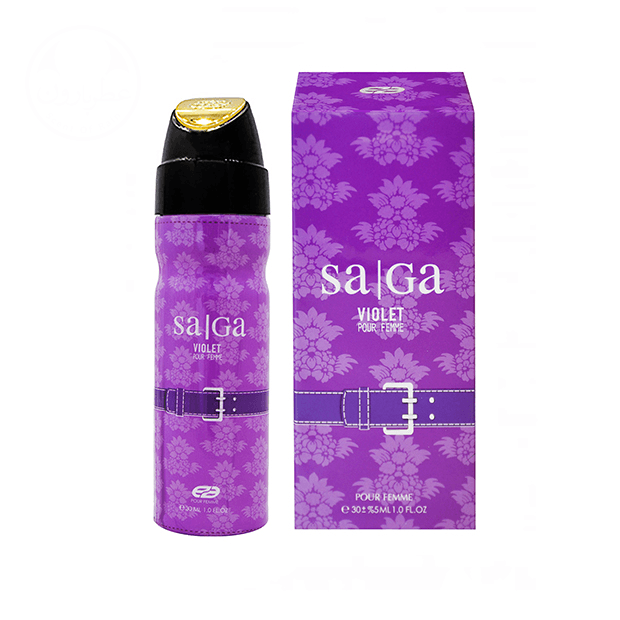 فروشگاه نویت مال - عطر جیبی saga violet ساگا ویولت زنانه عماد آرا 30 میل