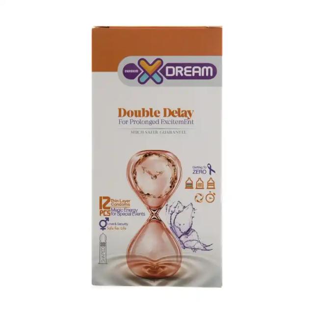 نوبت آنلاین - قیمت و خرید کاندوم ایکس دریم Double Delay بسته 12 عددی