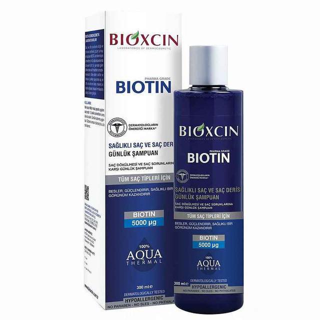 شامپو ضد ریزش مو بیوکسین حاوی بیوتین Bioxcin Aqua Thermal حجم 300 میل