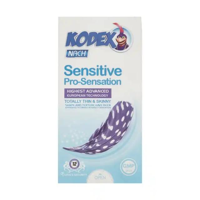 نوبت آنلاین - قیمت و خرید کاندوم کدکس Sensitive pro-Sensation حساس 12 عددی