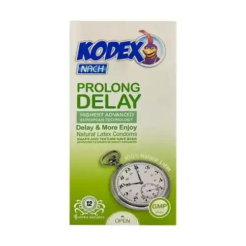 کاندوم کدکس Prolong Delay تاخیری پرو لانگ دیلی 12 عددی