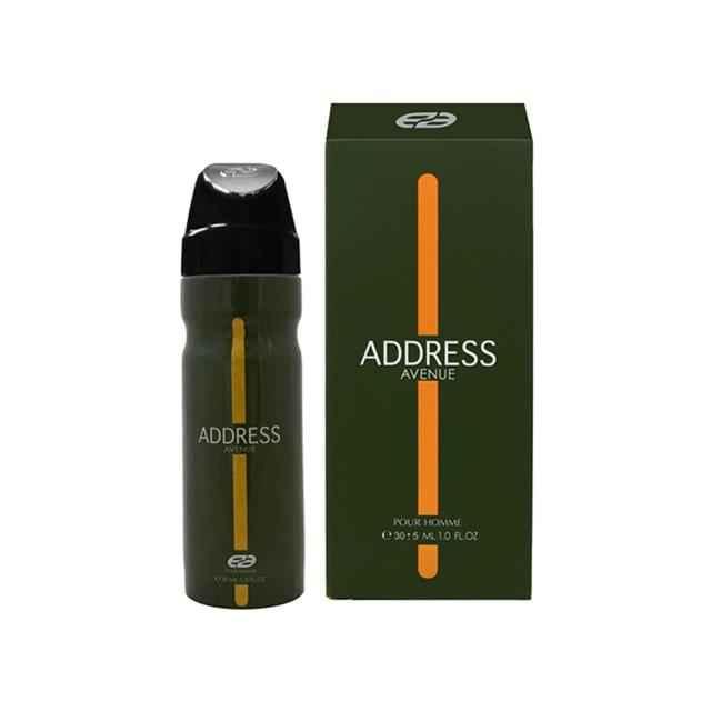 فروشگاه نویت مال - عطر جیبی address avenue ادرس اونیو مردانه عماد آرا حجم 30 میل