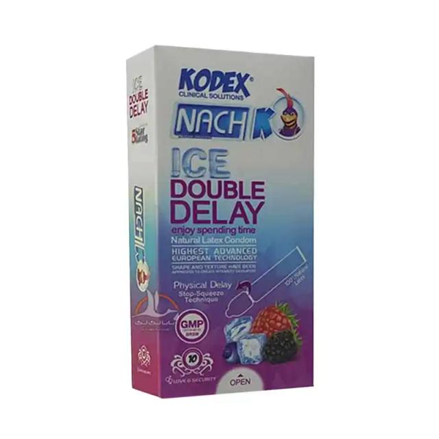 کاندوم کدکس Ice Double Delay تاخیری خنک کننده 10 عددی