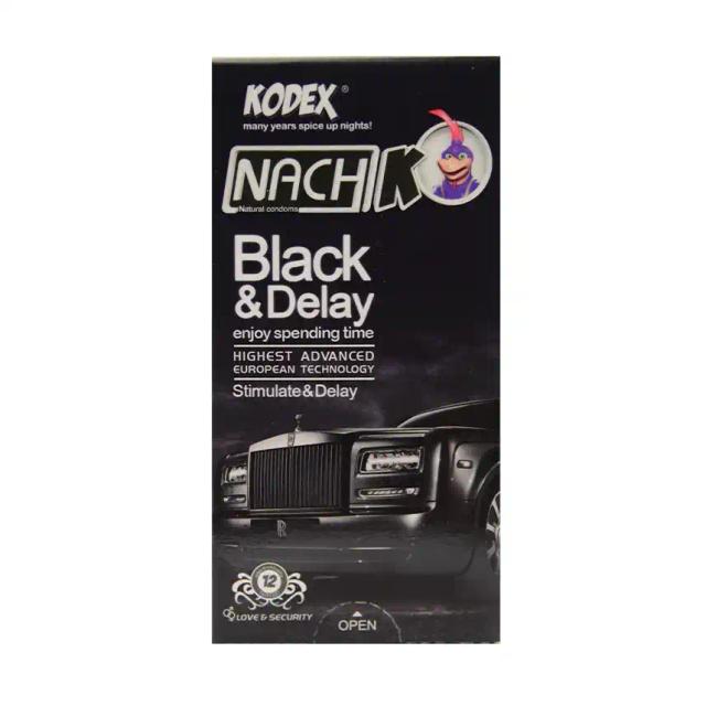 فروشگاه نوبت مال - کاندوم کدکس Black & Delay بلک اند دیلی 12عددی
